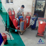مانور آموزشی اطفاء حریق
